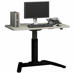 Height adjustable sit stand desk lift for home or office