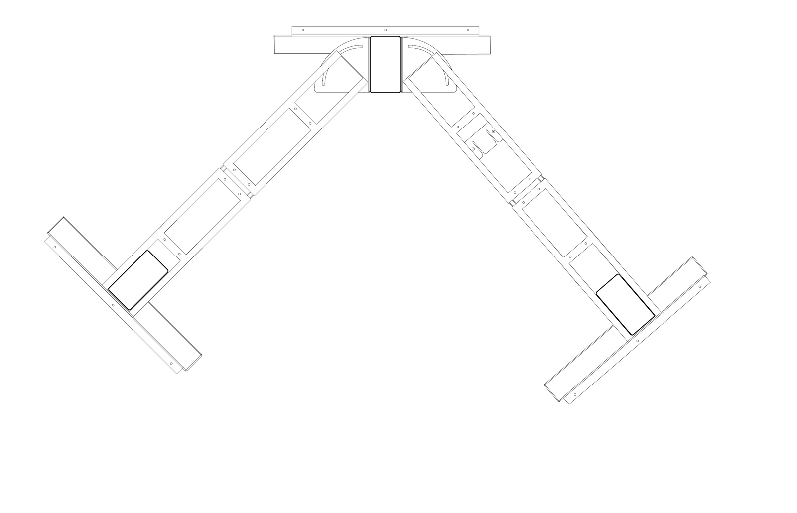 Three Leg Sit Stand Desk Lift