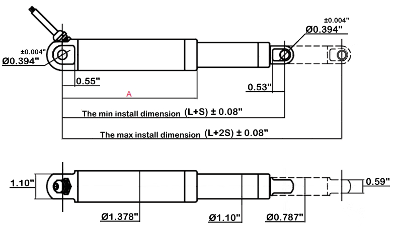 Bullet Series 35 Cal. Linear Actuators