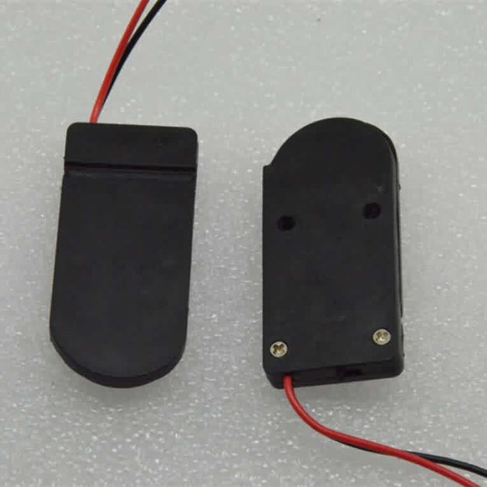 Double Compartment Battery Holder with Switch for CR2032 Battery