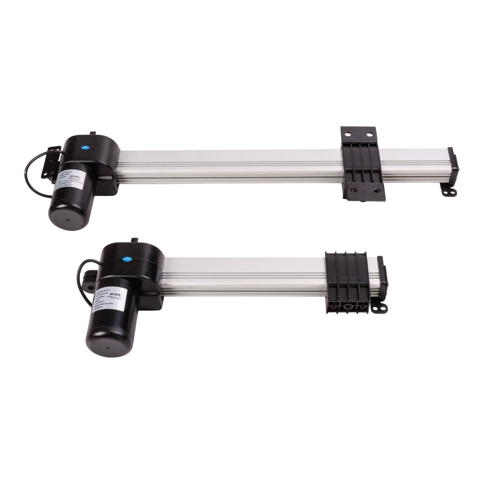 Firgelli Automations Track Actuator with strokes up to 60 inches and forces up to 400 lbs