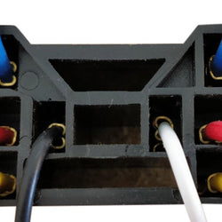12 Volt Double Socket and Wiring Harness for Single-Pole Double-Throw Relays (SPDT)